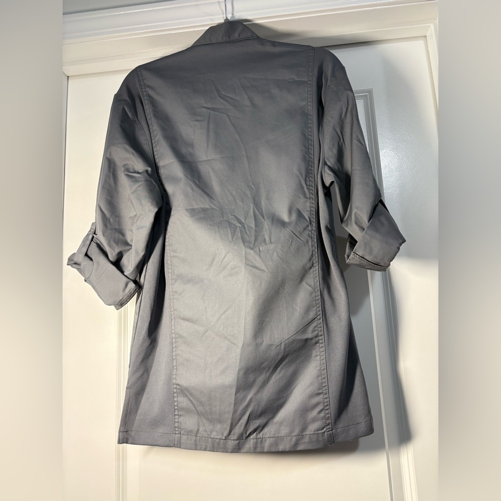 Chef Works Men's Gray Chef Jacket View 4